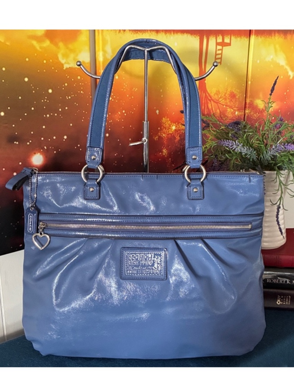 Coach Poppy Daisy Liquid Glam Tote